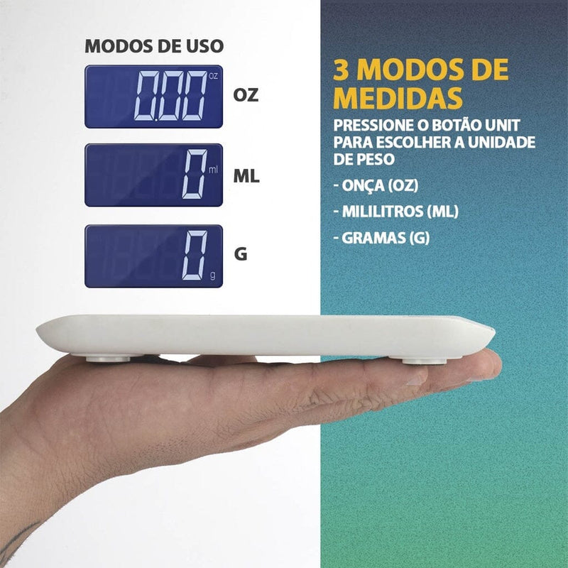 Balança Digital Cuisine Master - Alta Precisão 10 kg Balança Digital Lemon Store 