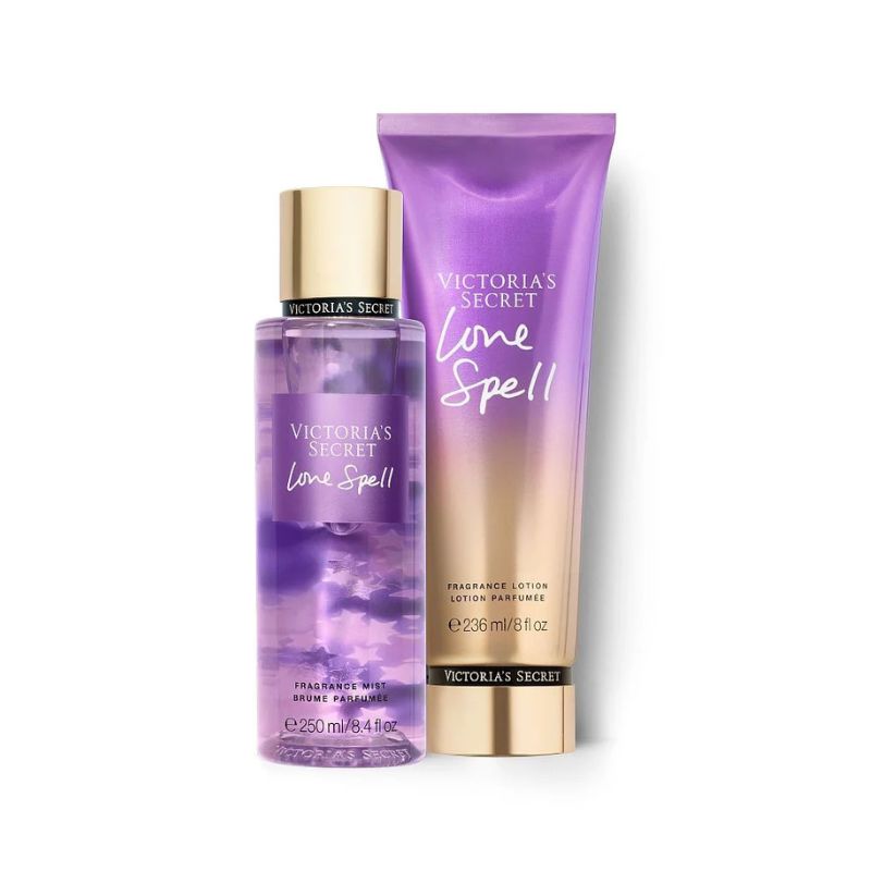 Kit Victoria’s Secret Love Spell – Hidratante 236ml + Body Splash 250ml Kit Victoria’s Secret Lemon Store 