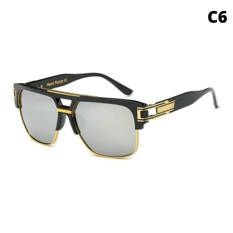 Óculos de Sol Luxury Glamour Masculino Óculos de Sol Masculino Lemon Store C6 
