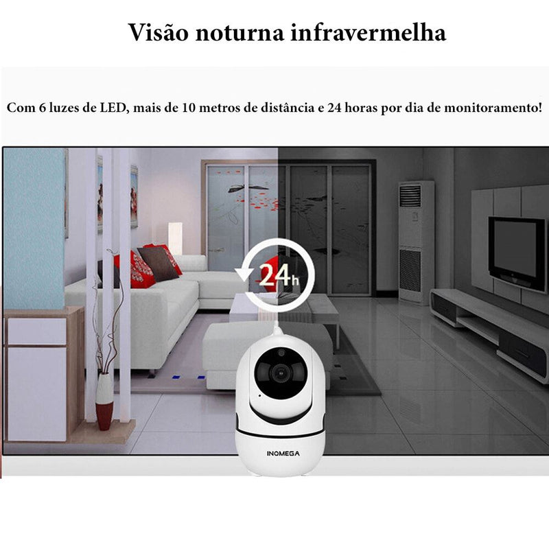 Câmera Smart Vision 360º HD Lemon Store 