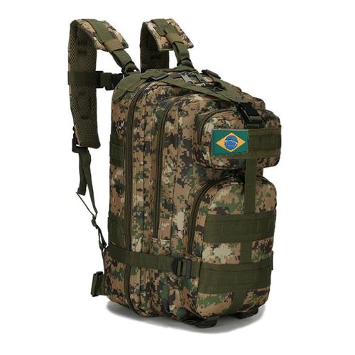 Mochila Tática Militar 30L - A Prova D'Água Lemon Store Camuflado 