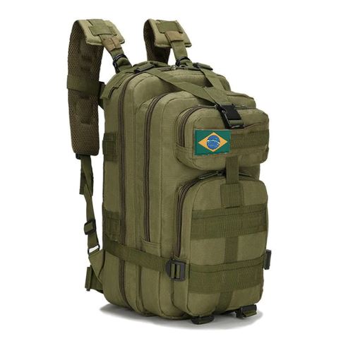 Mochila Tática Militar 30L - A Prova D'Água Lemon Store Verde Militar 