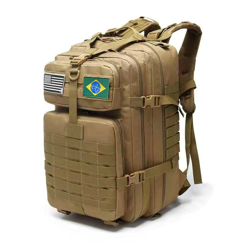 Mochila Tática Militar 50L - A Prova D'Água Lemon Store Deserto 