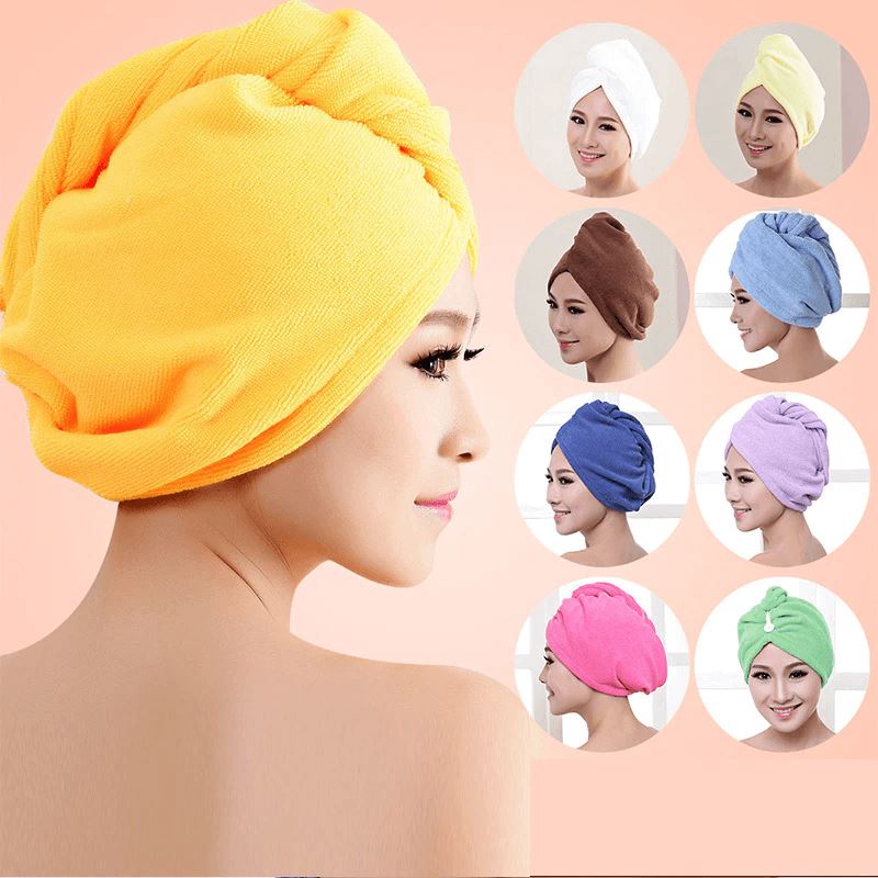 Toalha de Microfibra Para Cabelo Clean Hair Lemon Store 