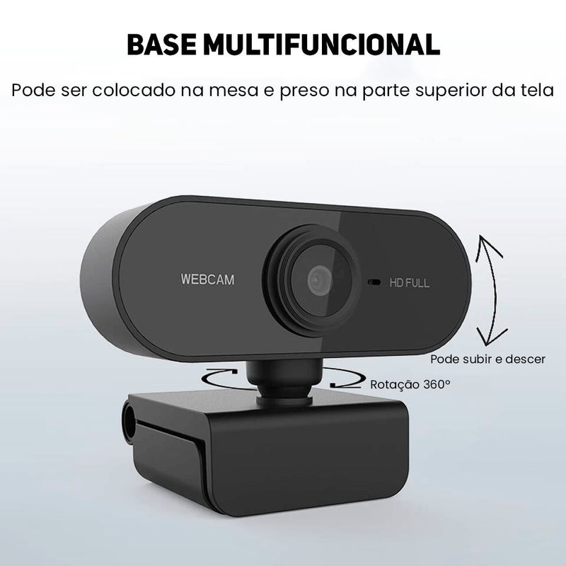 Webcam Full HD 1080p com Microfone Integrado Lemon Store 